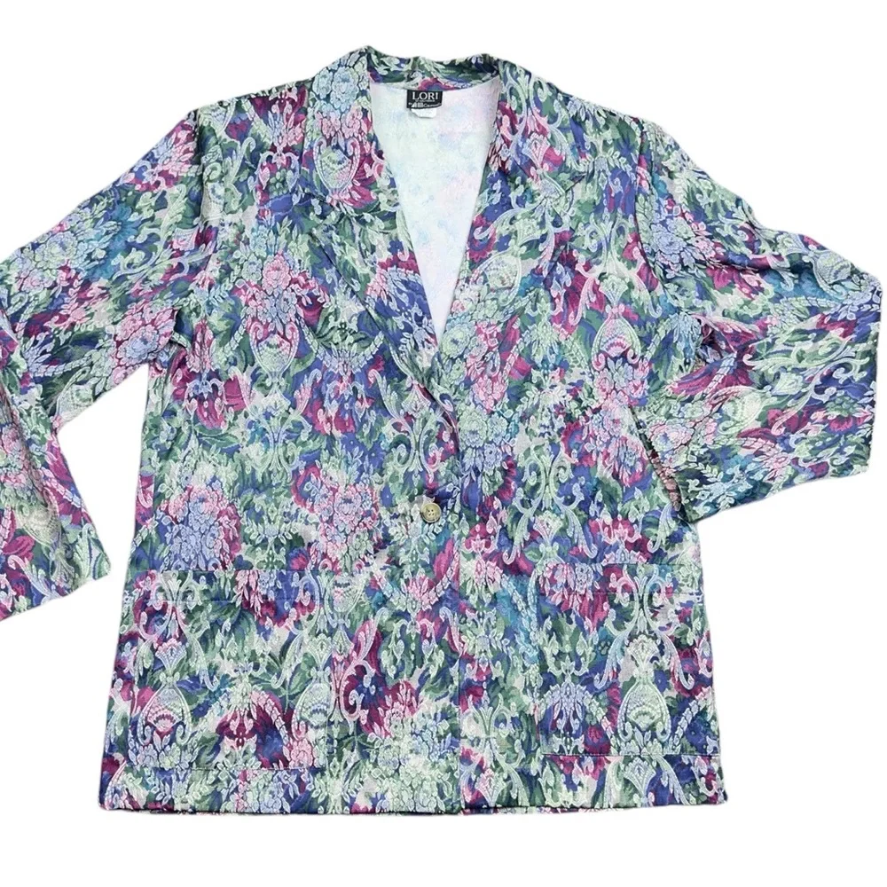 Multicolor Patterned Blazer - Picture 8 of 16